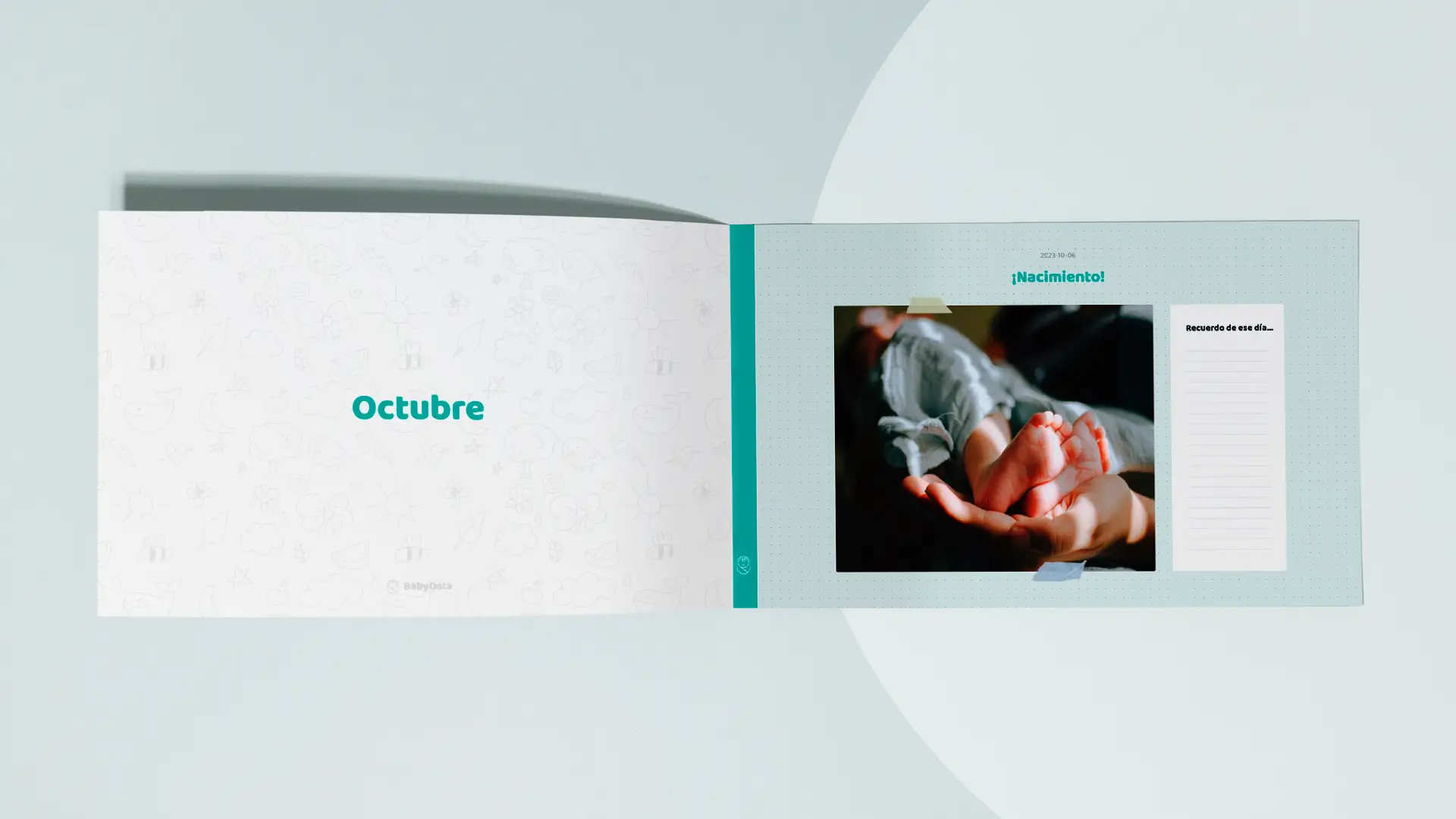 Libro de seguimiento para tu bebé en BabyData